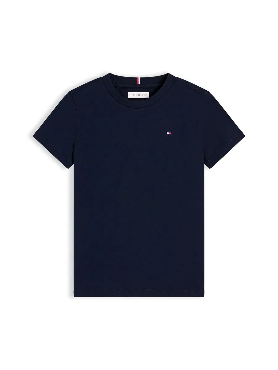 Рубашка TOMMY HILFIGER 'Essential' темно-синего цвета