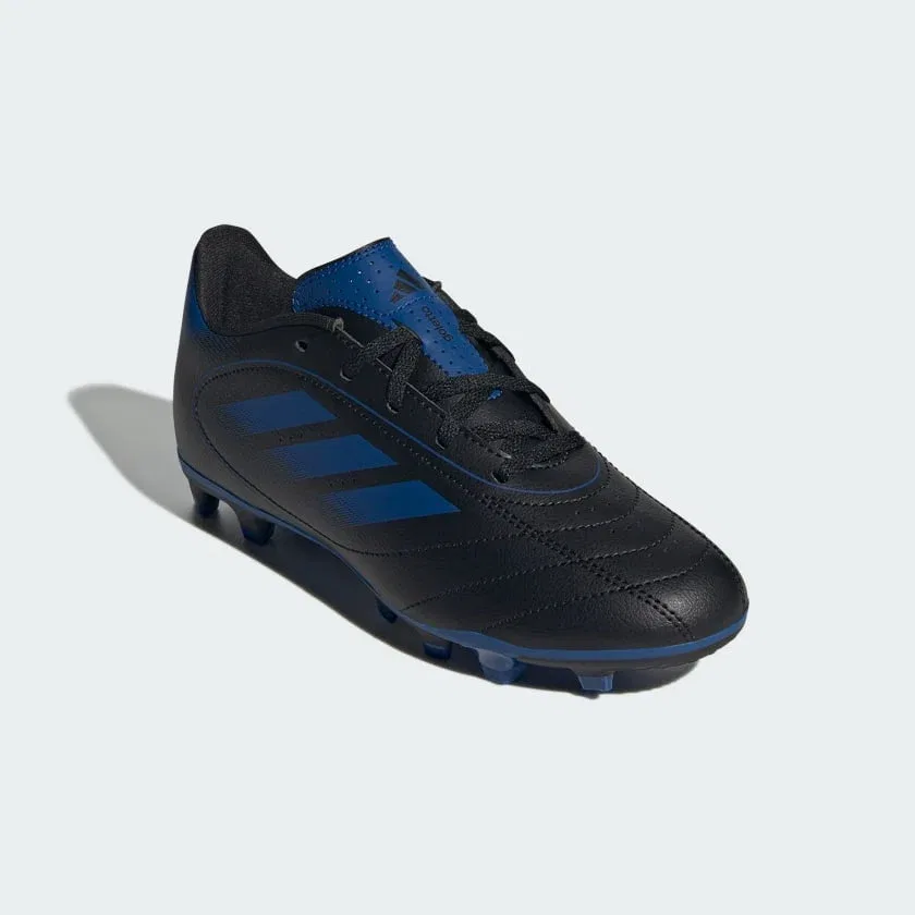 Детские футбольные бутсы для мальчиков с перфорацией Goletto IX adidas, Royal Blue / Core Black / Royal Blue — фото 4