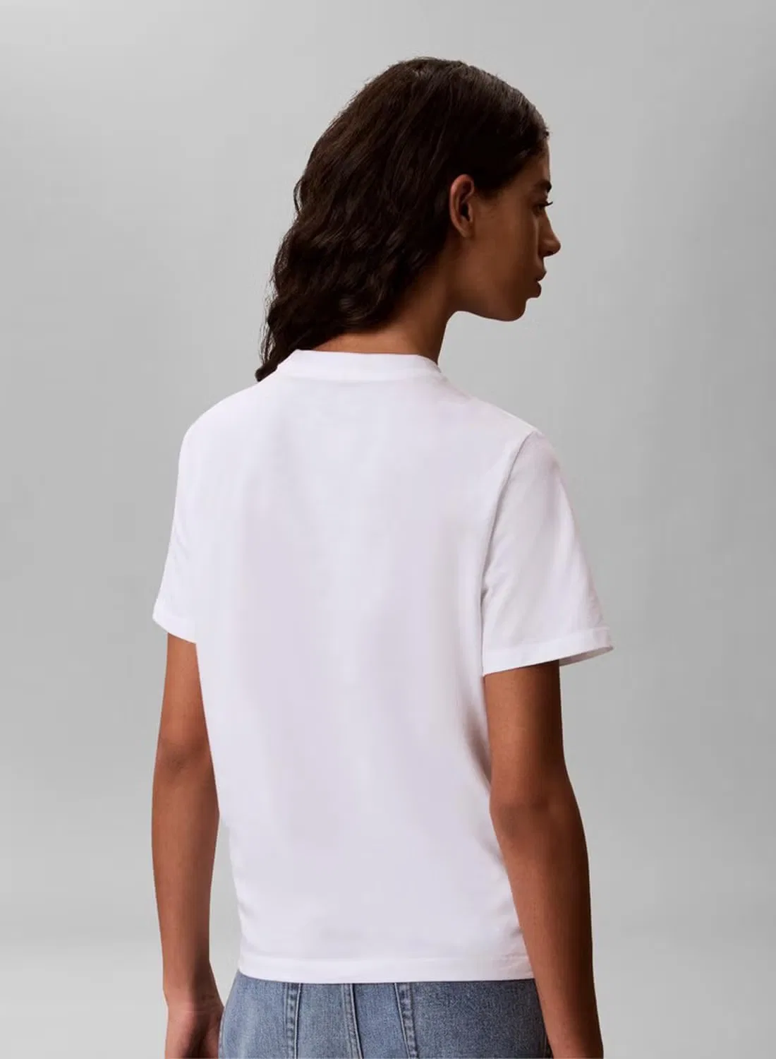 Футболка с принтом Classic digital floral Calvin Klein, белый — фото 2
