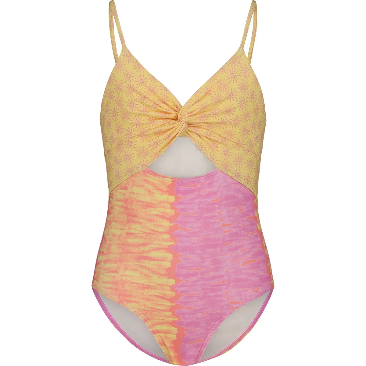 Детский купальник слитный с принтом Sun Sippin Billabong, Fresh Squeezed