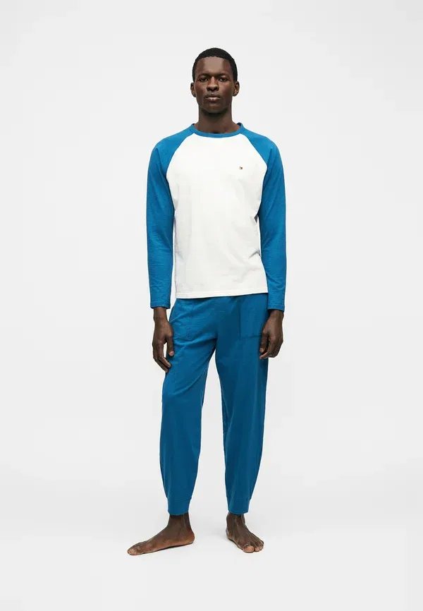 Комплект пижамы из хлопка Everyday essentials set - pyjamas Tommy Hilfiger, jewel blue, синий — фото 3