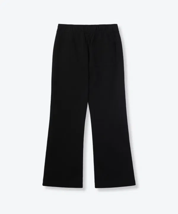 Тренировочные штаны двойной вязки, bootcut, Musinsa Standard Kids, черный — фото 3