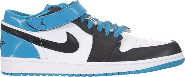 

Кроссовки Air Jordan 1 Strap Low Neo Turquoise, белый, Белый;серый, Кроссовки Air Jordan 1 Strap Low Neo Turquoise, белый