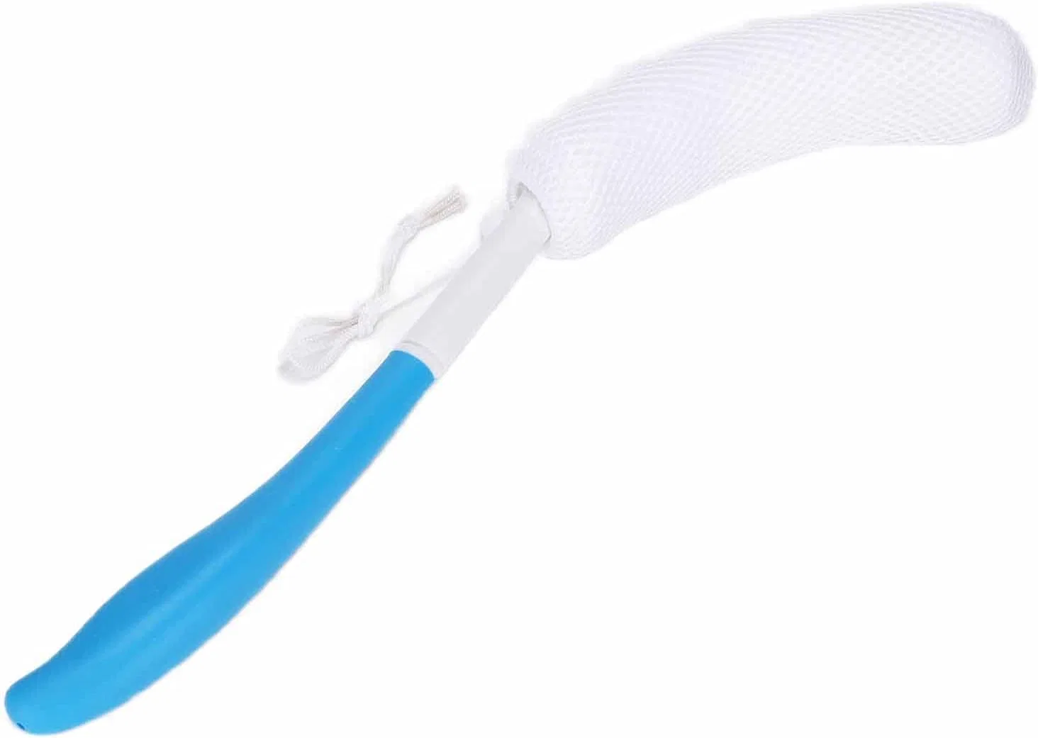 Щетка для тела с длинной ручкой, мягкая губка для пилинга, BlueWhite Generic