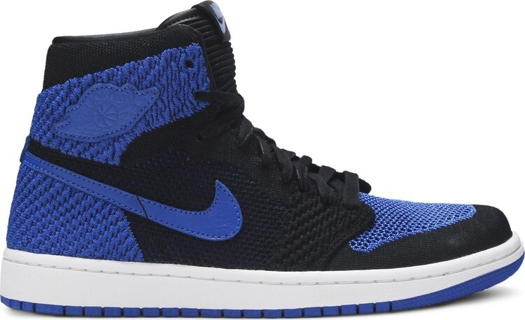 

Кроссовки Air Jordan 1 Retro High OG Flyknit GS Royal, черный, Черный;синий, Кроссовки Air Jordan 1 Retro High OG Flyknit GS Royal, черный