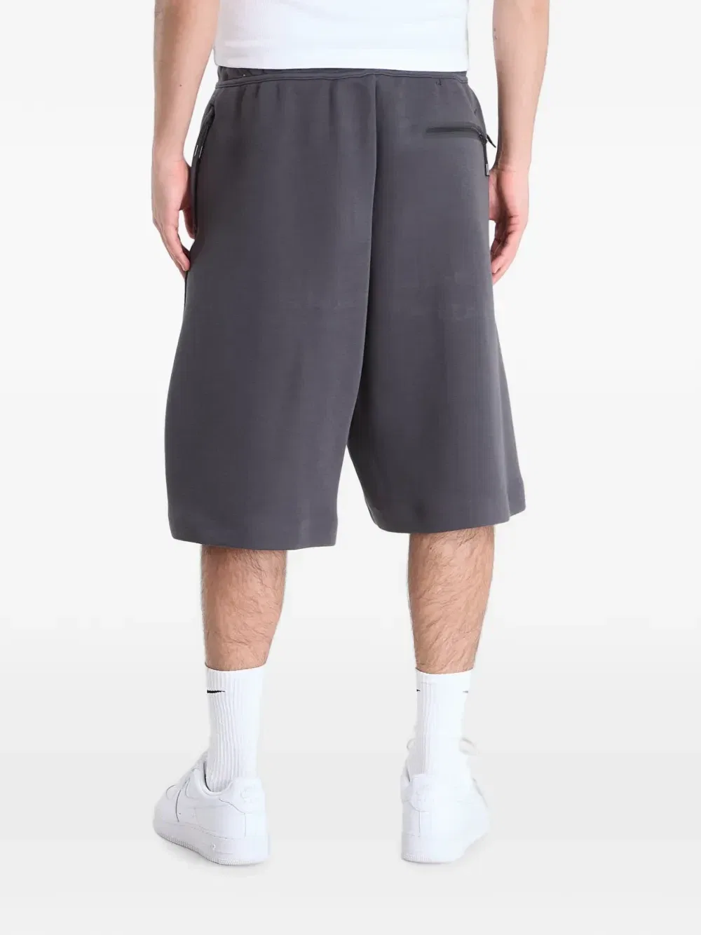 Шорты оверсайз Tech Fleece Nike, серый — фото 2