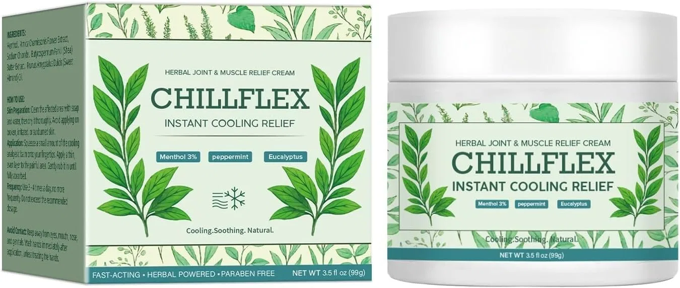 Охлаждающий крем Chillflex с ментолом, 100 г Generisch