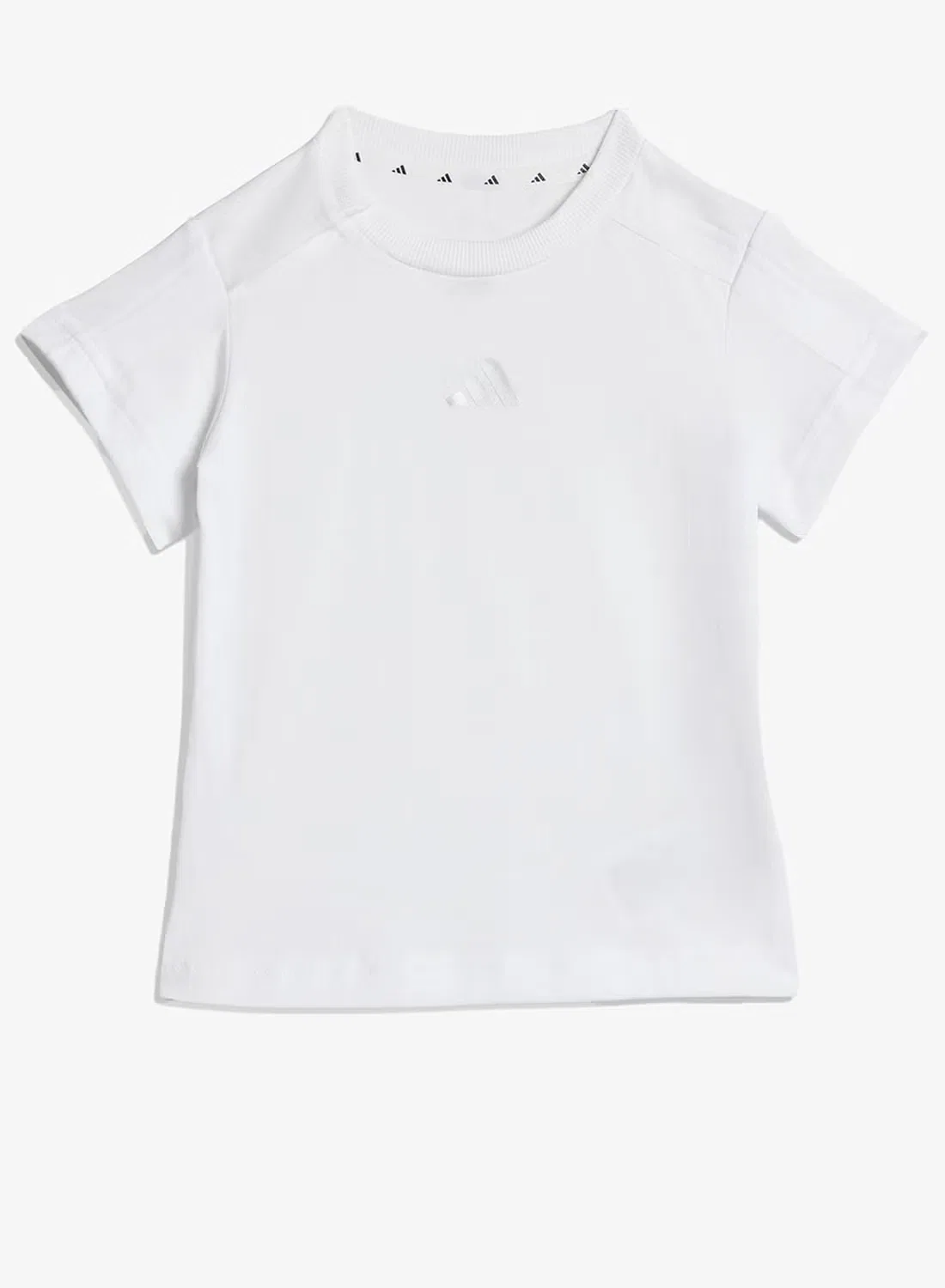 Комплект велосипедок с блестящим принтом Infant Seasonals Glam Biker Adidas, белый — фото 2