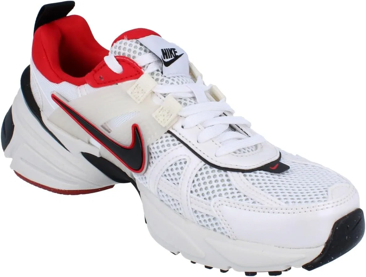 Кроссовки Nike V2K Run Unisex для бега Hf0120, цвет Metallic Summit White Black 100 — фото 4