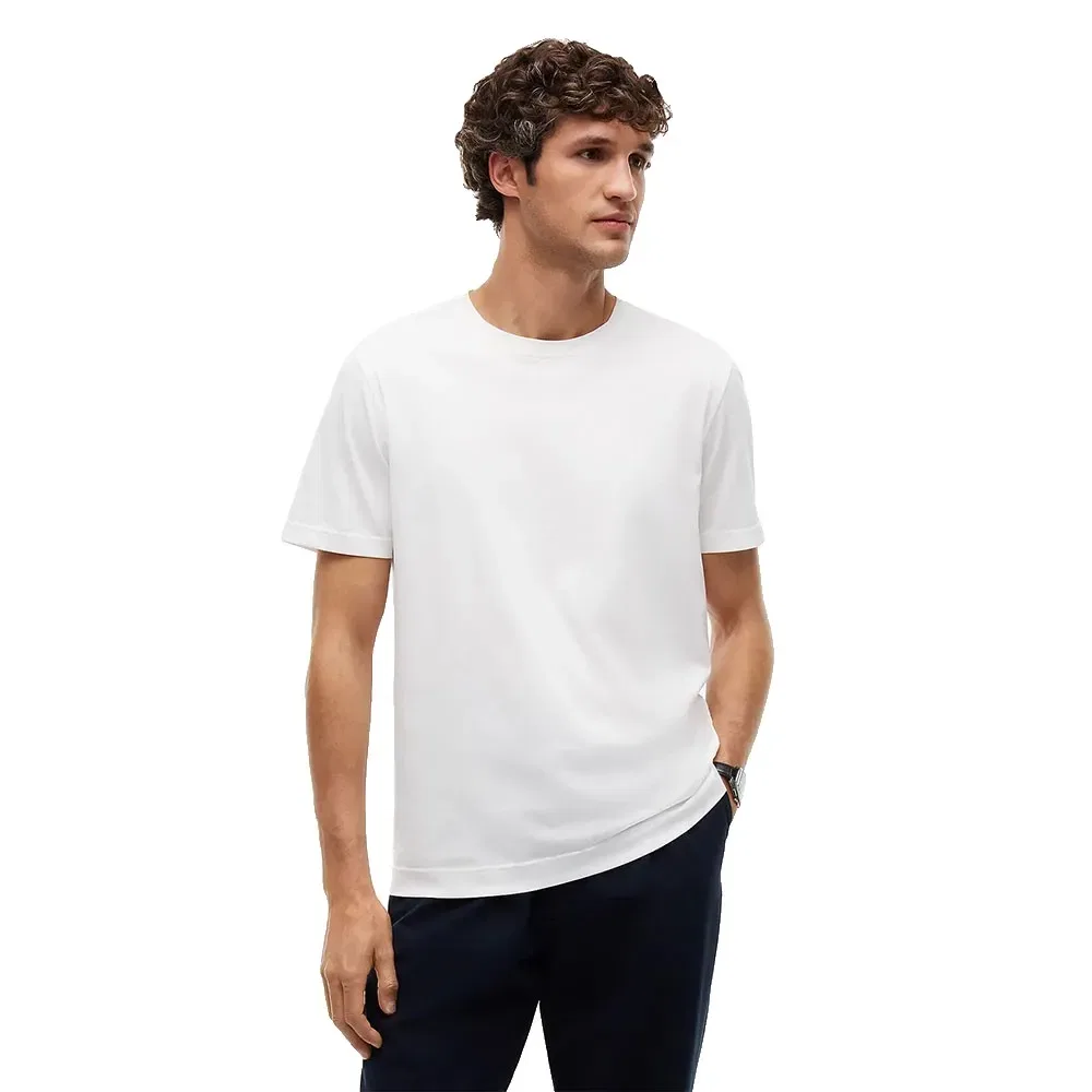 Мужская футболка с коротким рукавом из мерсеризованного хлопка Tommy hilfiger New York, White