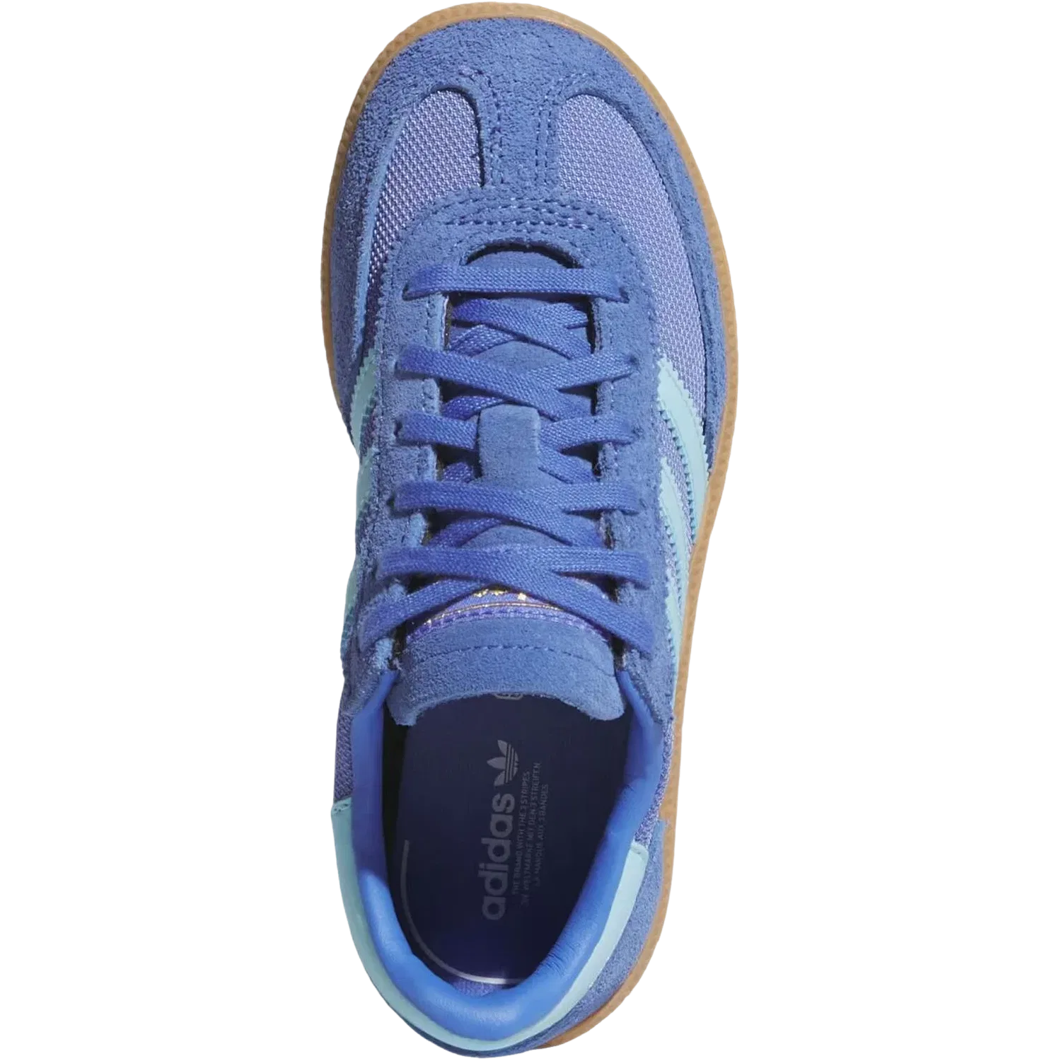 Детские кроссовки с замшевым верхом Handball Spezial Adidas, синий — фото 4