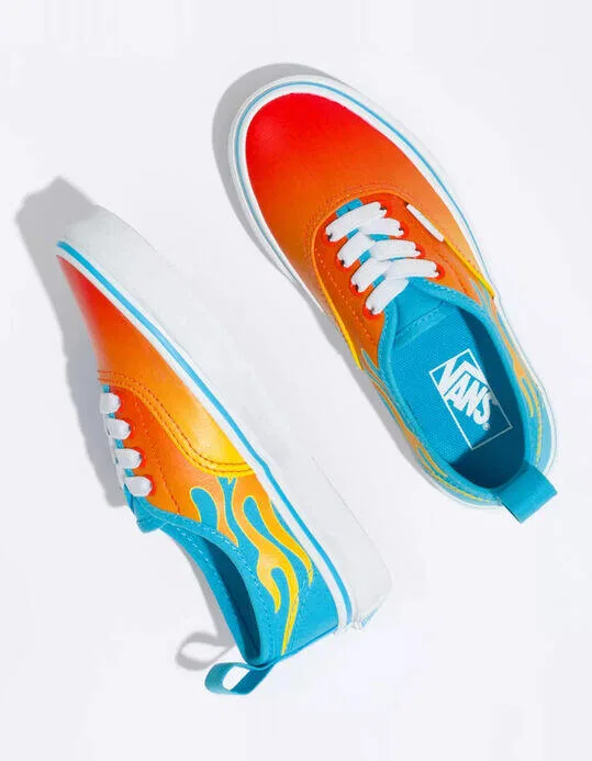 Детские кеды Vans Authentic Elastic, Orange — фото 3