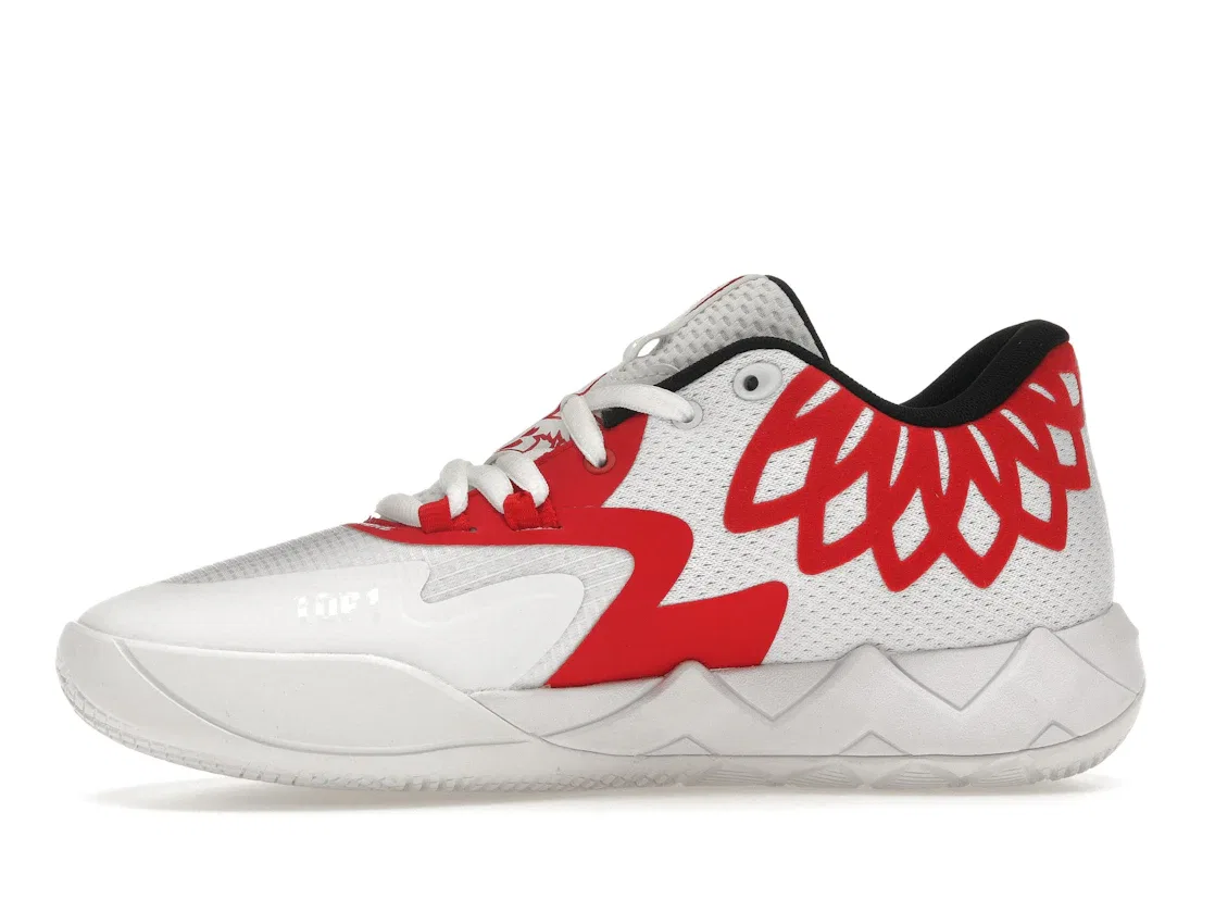 Детские кроссовки Puma LaMelo Ball MB.01 Lo Puma White/High Risk Red — фото 3