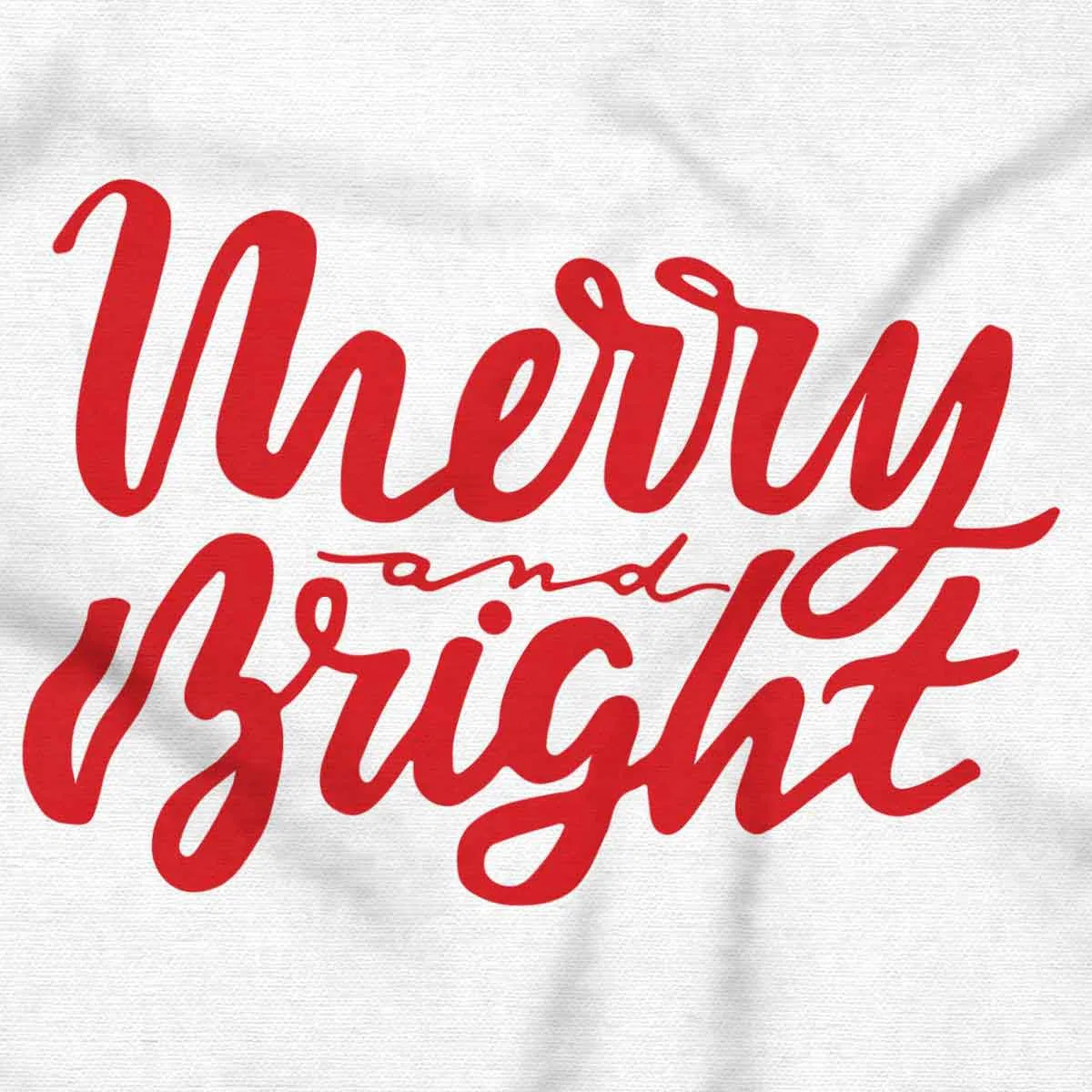 Детский боди-комбинезон с принтом Classic Christmas Merry and Bright Brisco Brands, White — фото 2