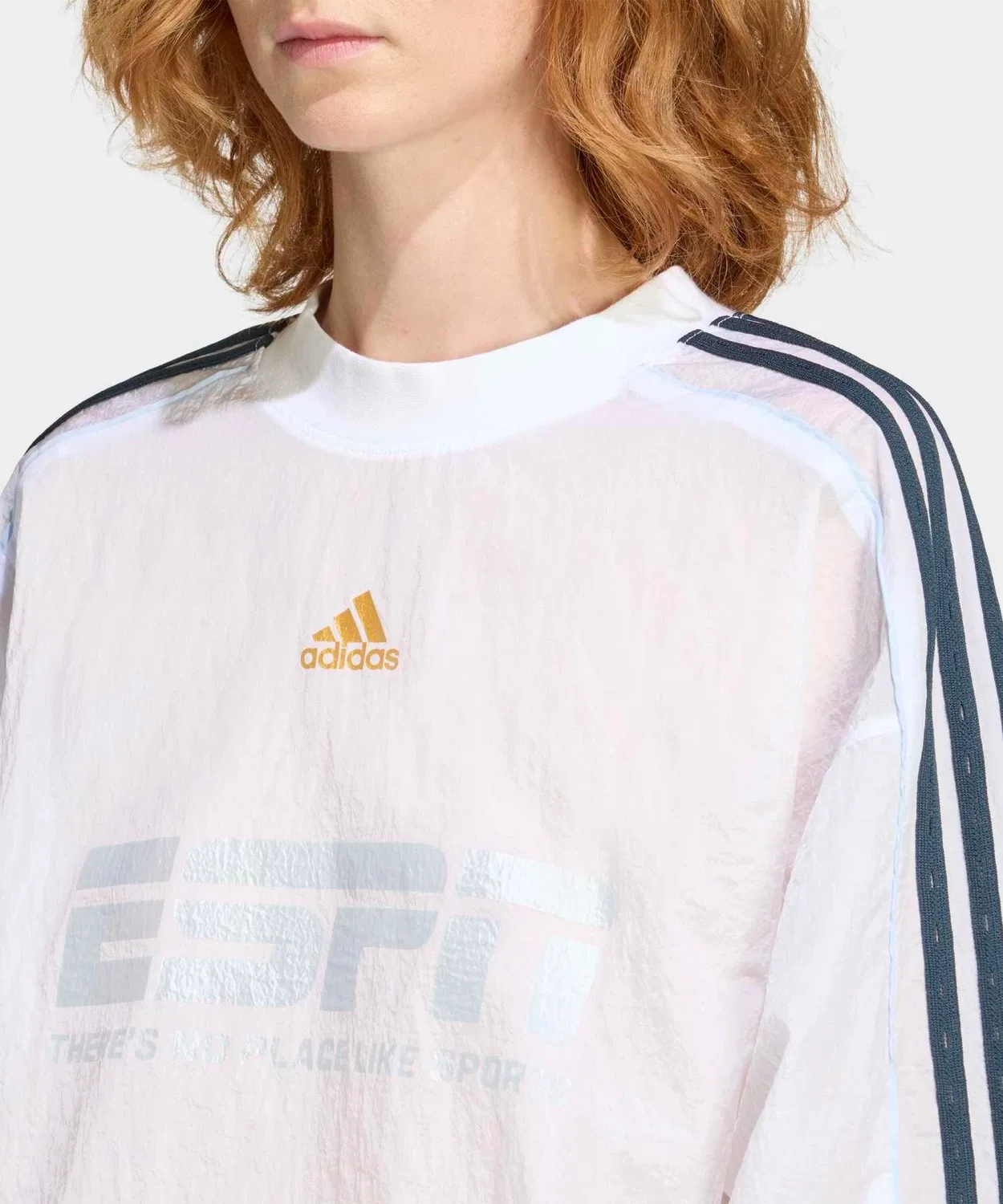 Женский свитшот с длинным рукавомTeam Geist 2.0 Adidas, Белый — фото 3