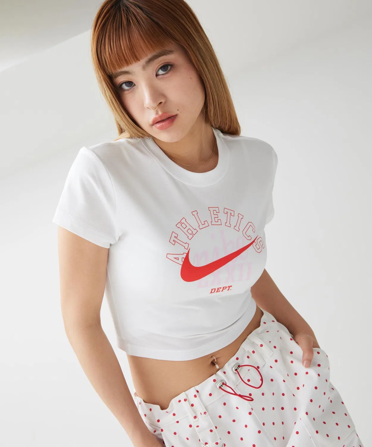 Женская футболка с принтом Nike Sportswear Chill Knit, White