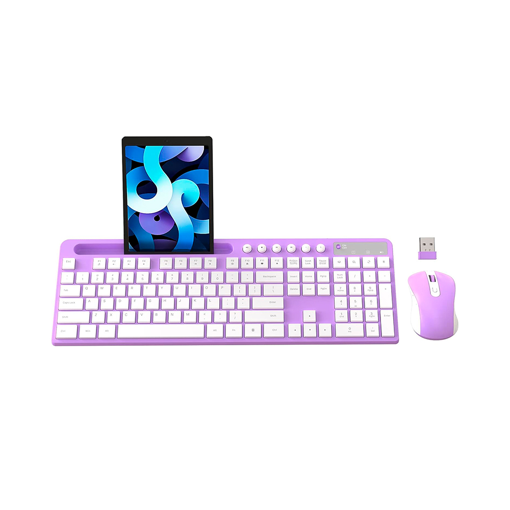 

Комплект периферии Marvo KC411W (клавиатура + мышь), фиолетовый