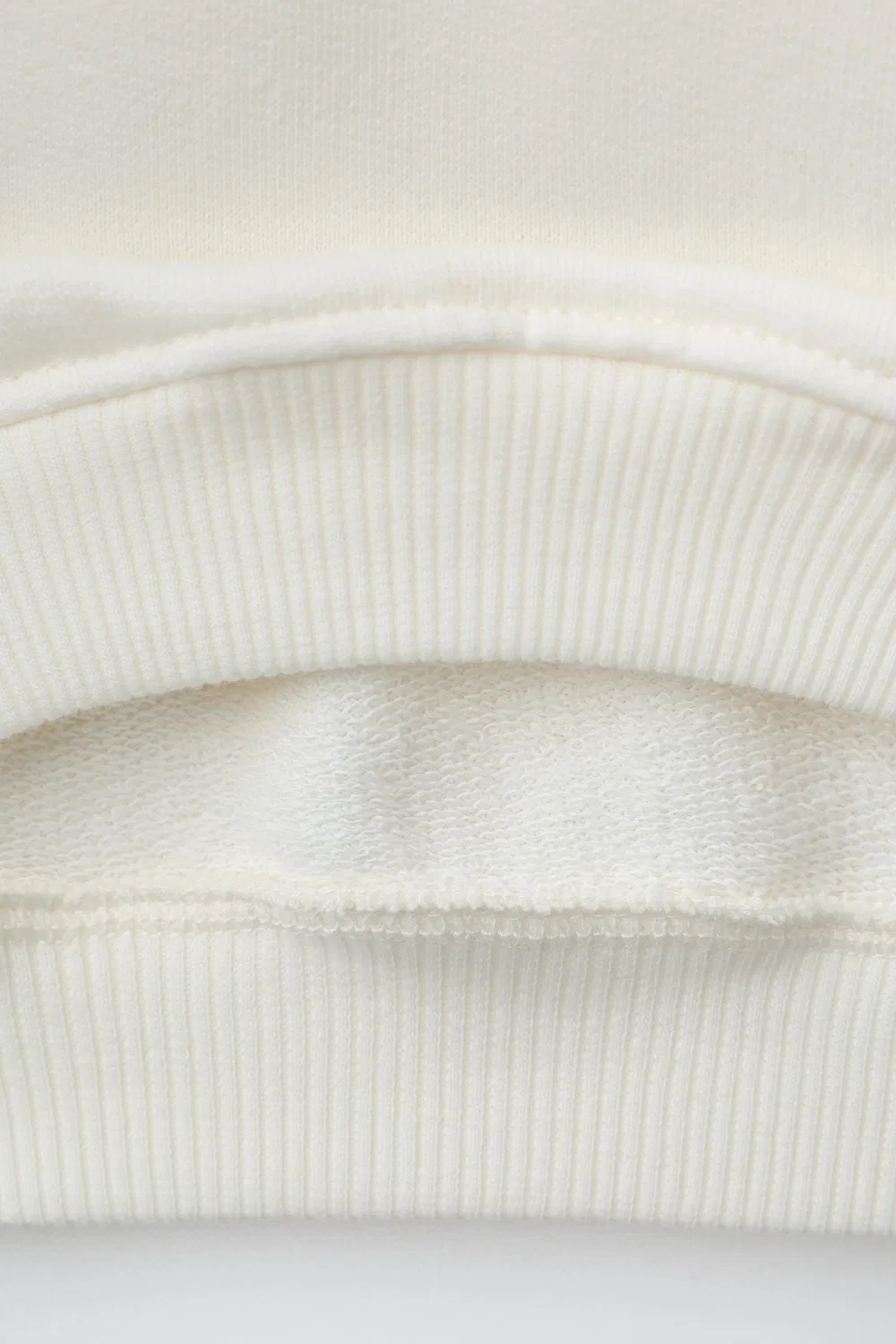 РОМАНТИЧНАЯ СВИТШОТ С ОБОРОЧКАМИ ZARA, Ecru — фото 4