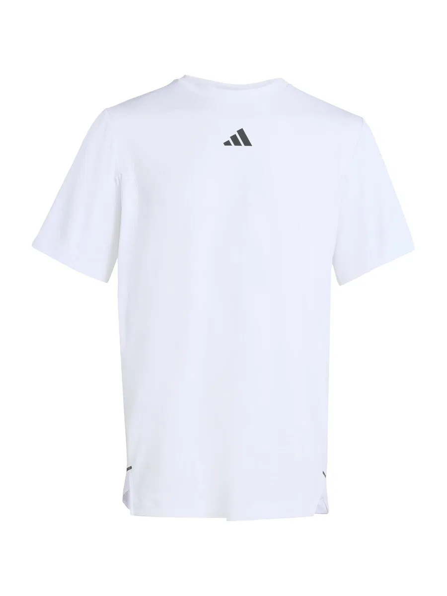 Спортивная футболка ADIDAS PERFORMANCE Performance Shirt 'D4T POWER' белого цвета