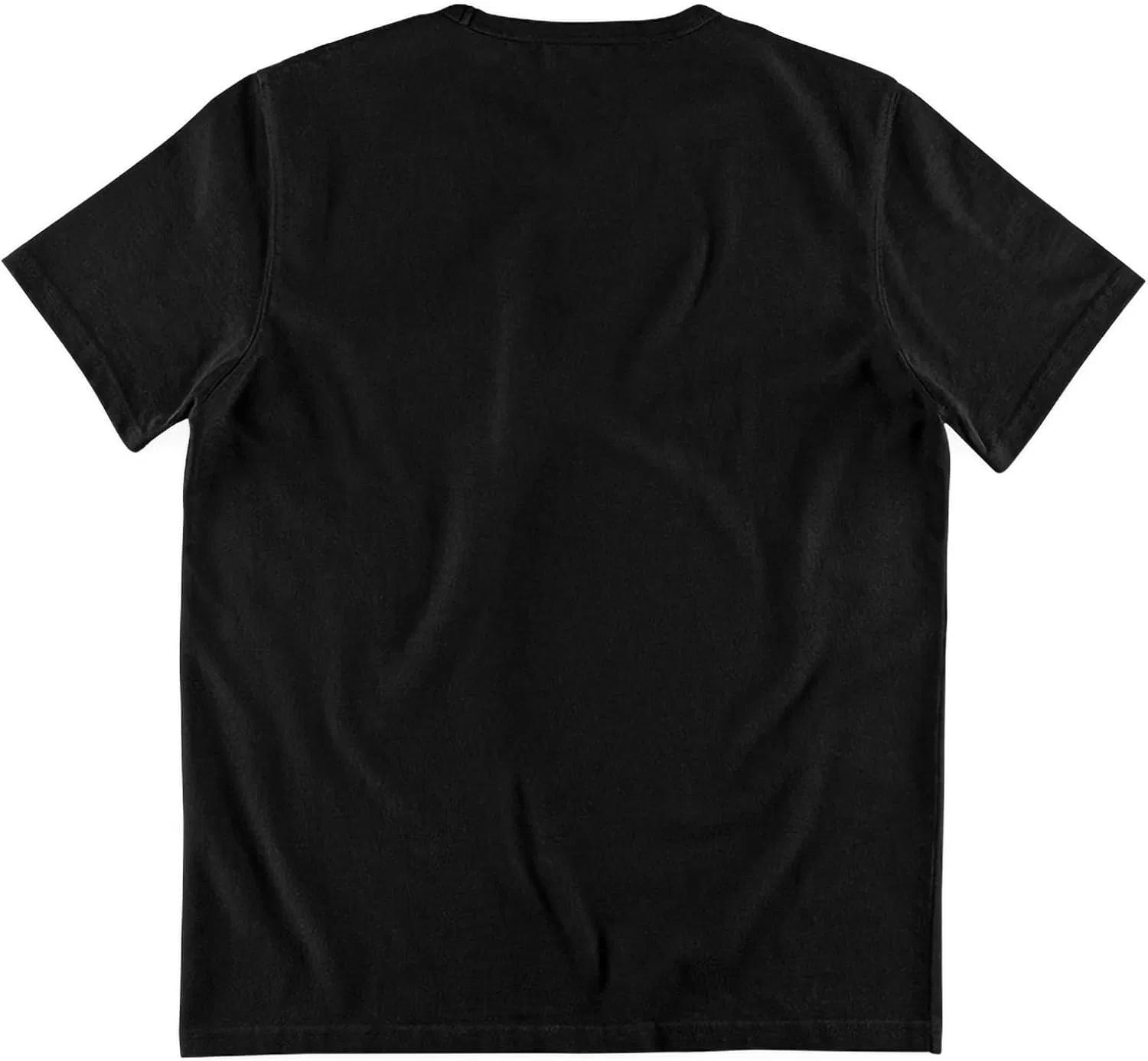 Мужская хлопковая футболка с карманом Regular Fit, Black — фото 4