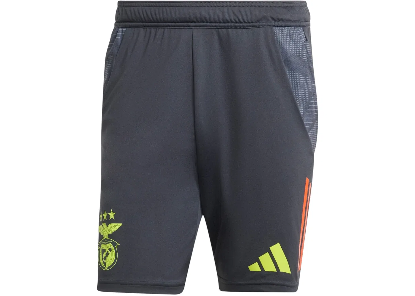 Мужские шорты для бега с принтом Adidas, Color Night Grey Semi Solar Red