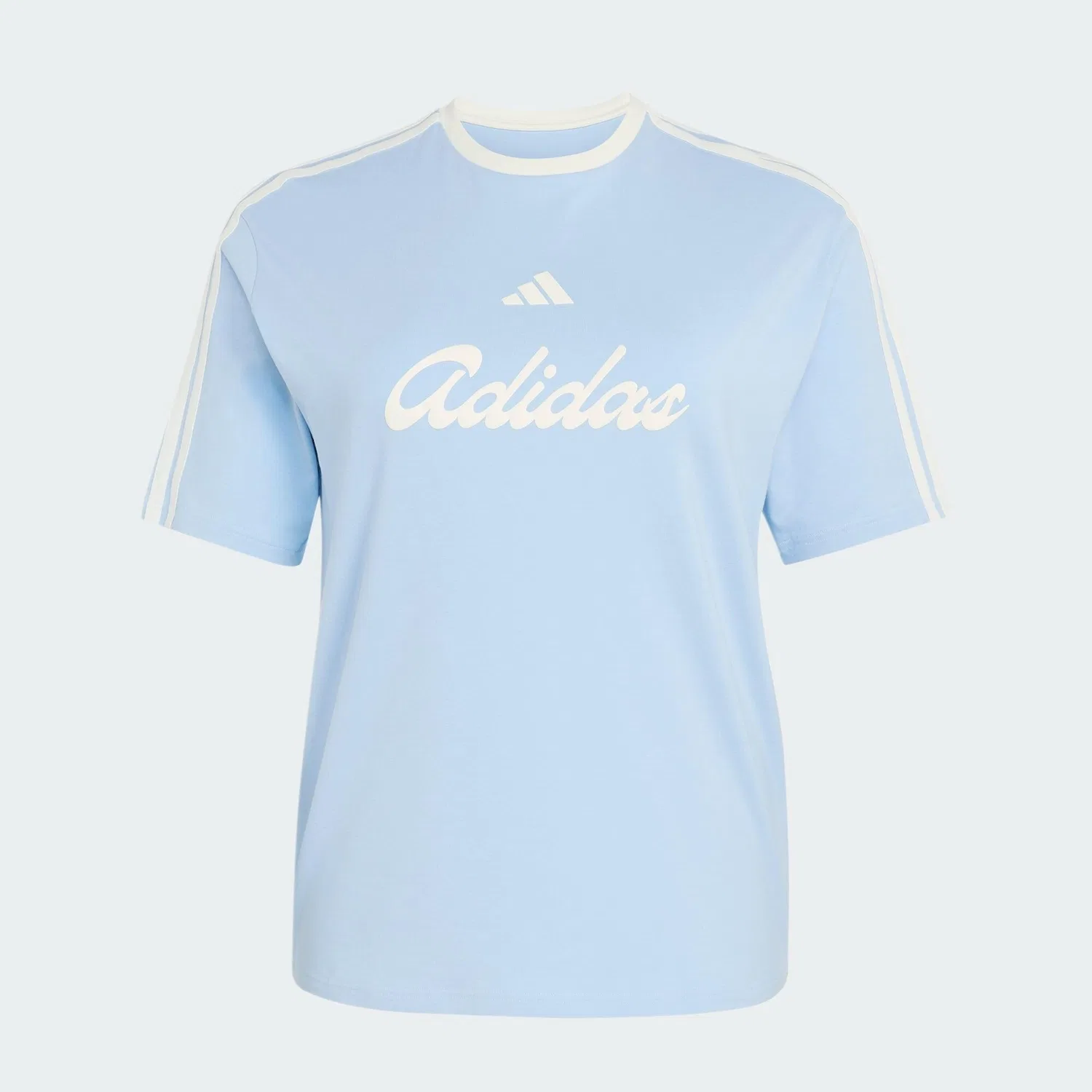 Мужская футболка с воротником Lux Tiro Grafik T-Shirt, Adidas, Kometblau — фото 2