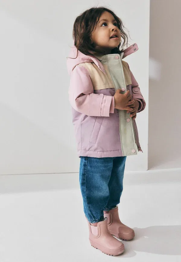 Куртка водонепроницаемая Regular fit Next pastel colourblock