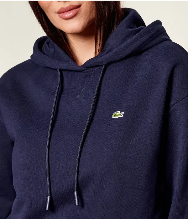 Толстовка oversize fit Lacoste, темно-синий — фото 4