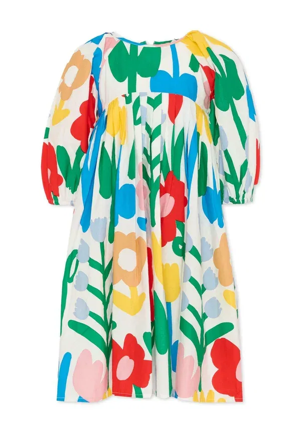 Платье с цветочным принтом Day dress Stella Mccartney Kids, multi coloured, мультиколор