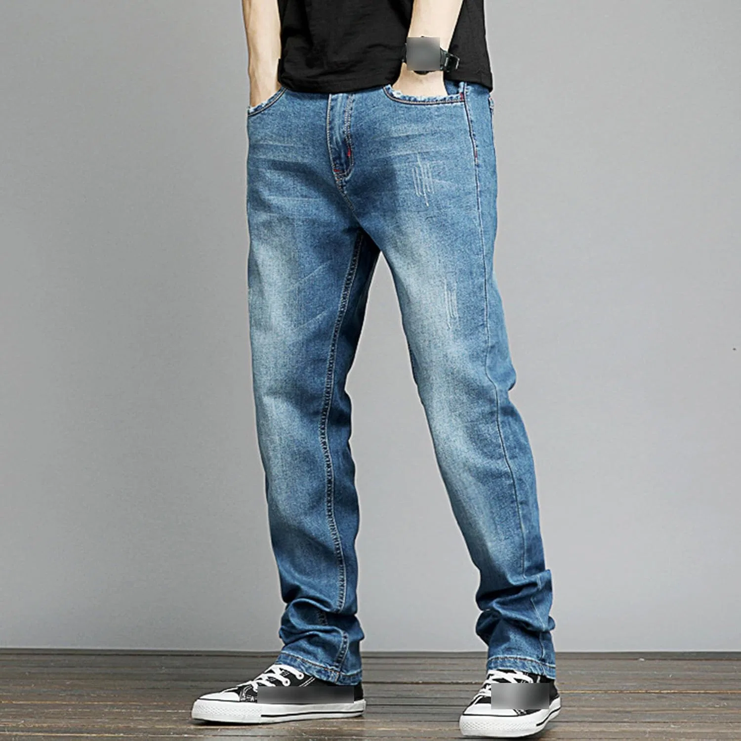 Джинсы Regular Fit, Синий — фото 3