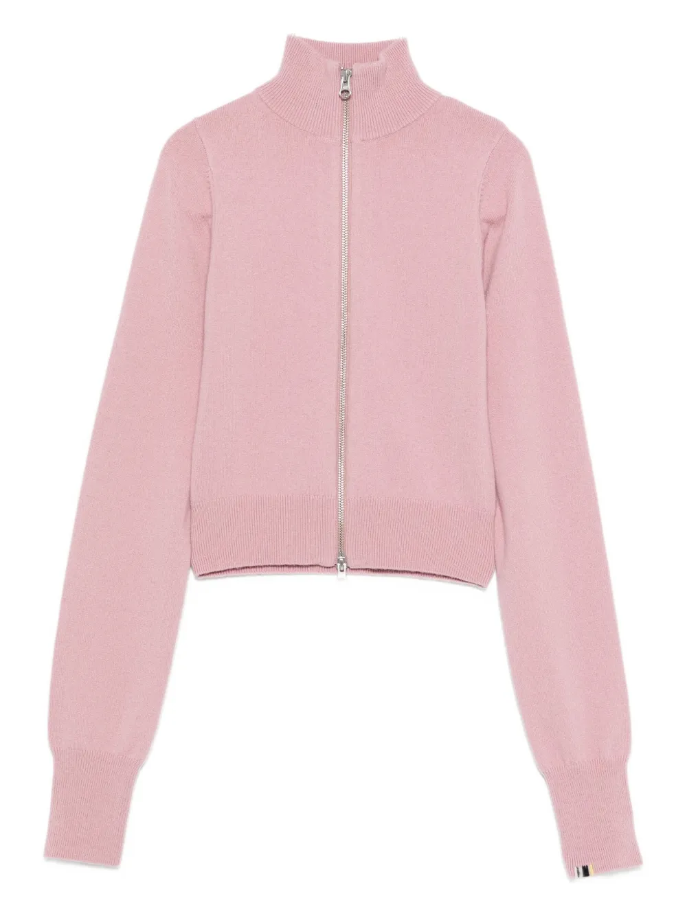 

Укороченный кардиган на молнии extreme cashmere, розовый