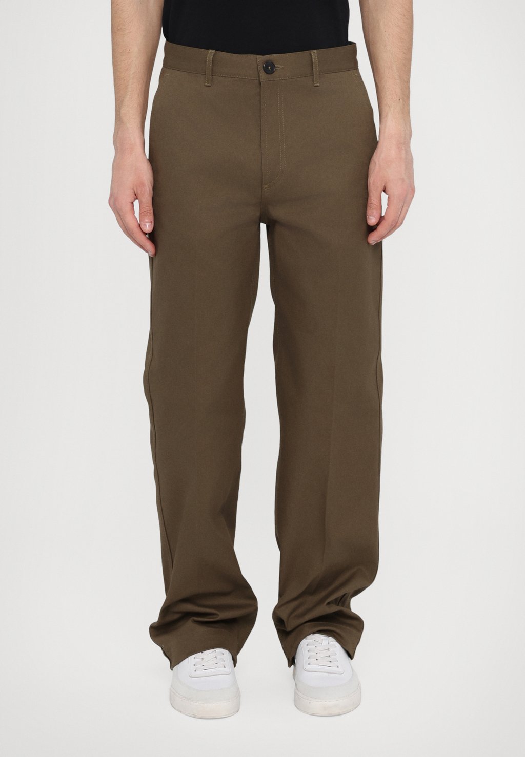 

Брюки PANTALON LARGE The Kooples, хаки