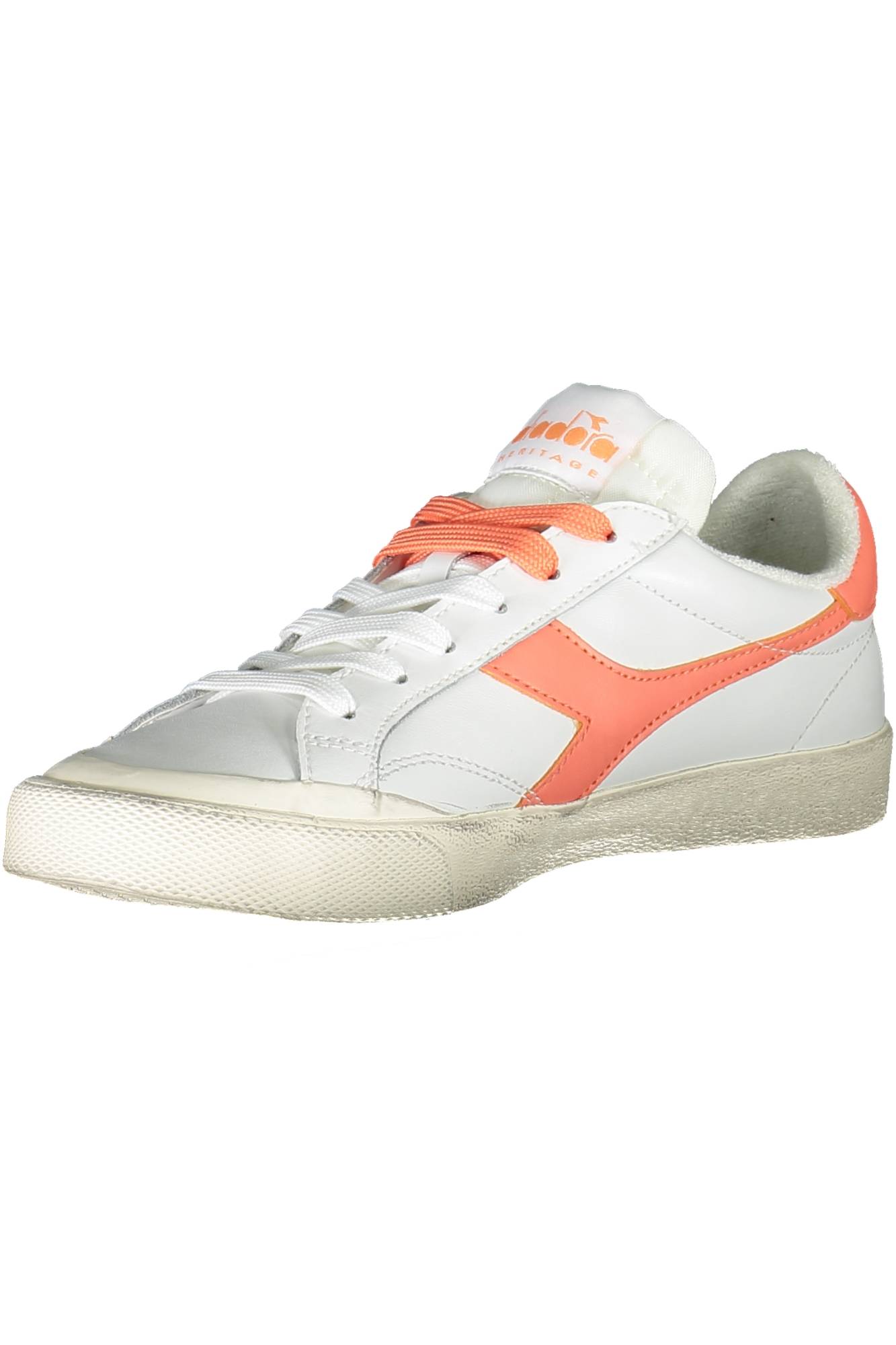 Кроссовки спортивные женские Diadora, белый / оранжевый — фото 3