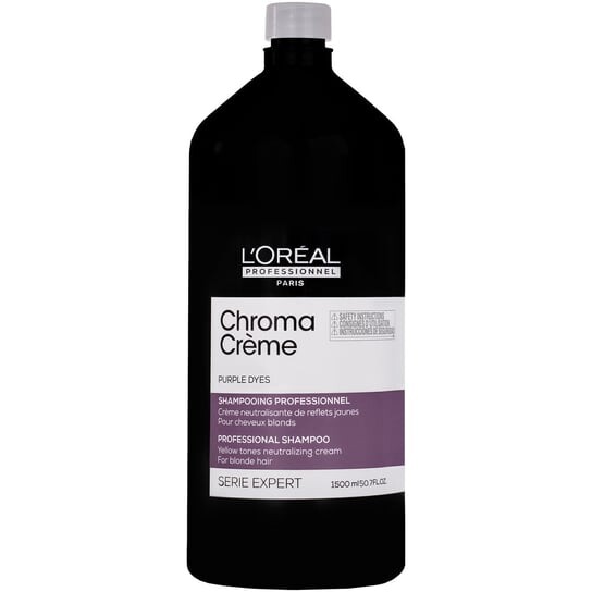 

Шампунь Chroma для светлых волос с фиолетовыми пигментами, увлажняет, устраняет желтизну, 1500 мл Loreal, L'Oréal Professionnel