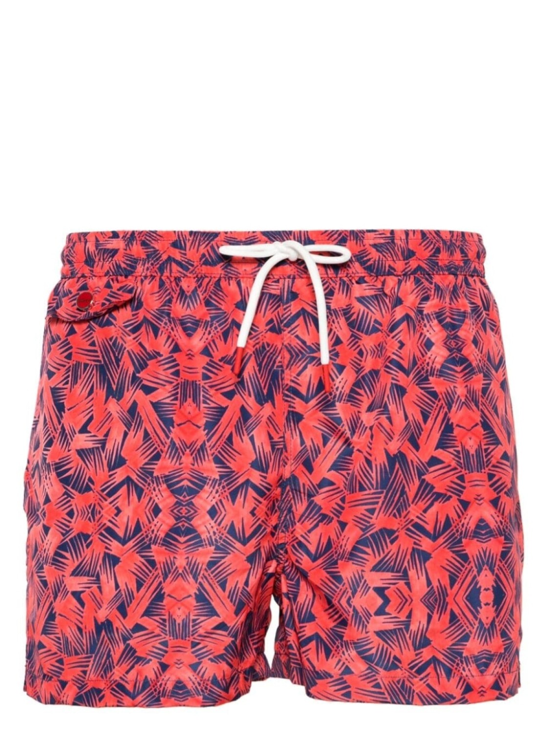

Kiton плавки-шорты с графичным принтом, розовый