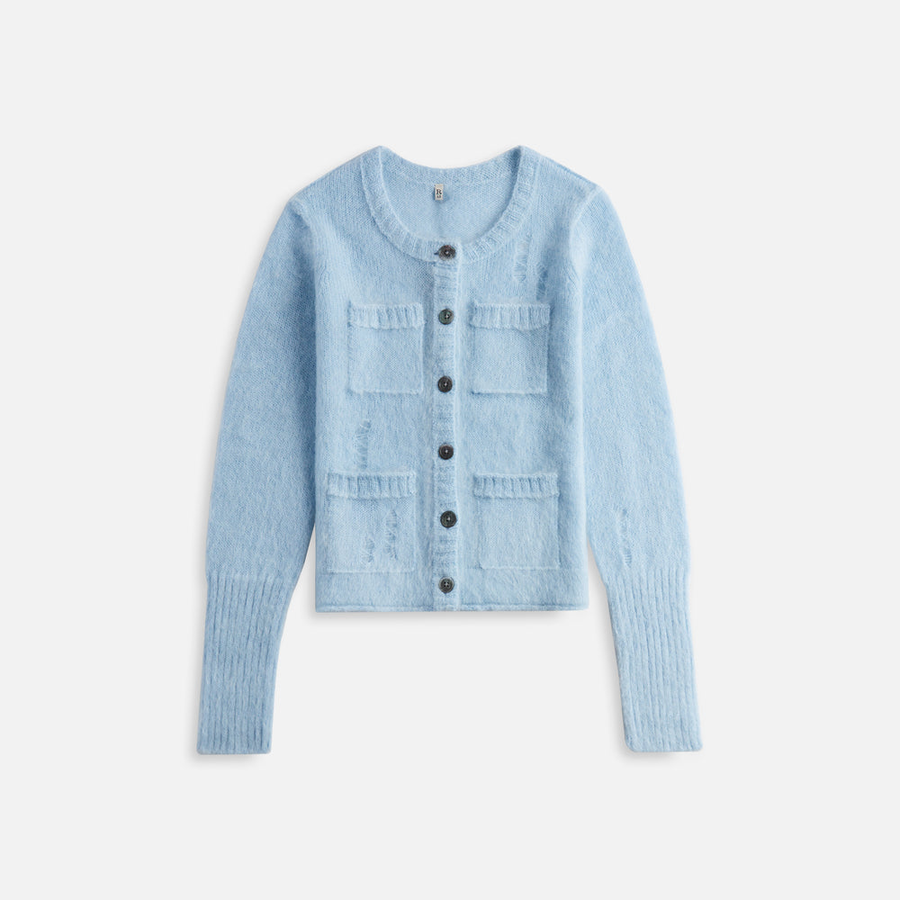 

Джемпер R13 Elongated Shrunken Crewneck Cardigan, цвет Light Blue