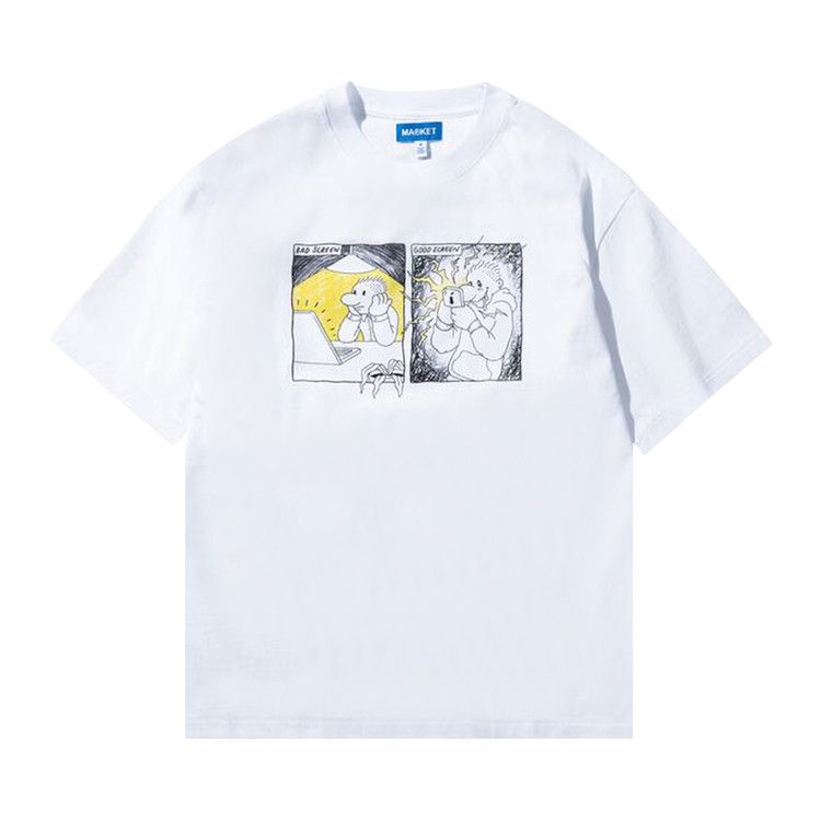 

Футболка Market Good Screen Comic T-Shirt 'White'