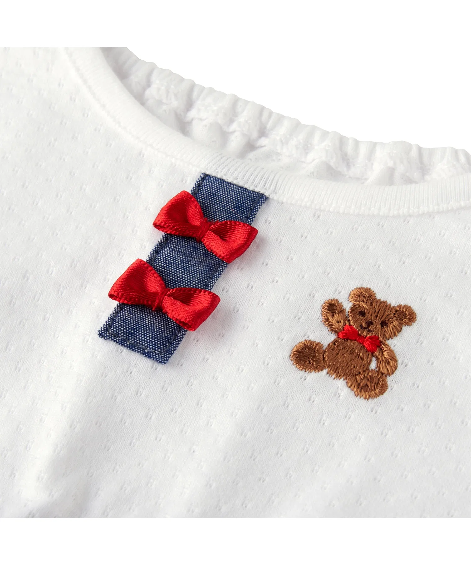 Комбинезон Mikihouse Bear Shortalls — фото 4
