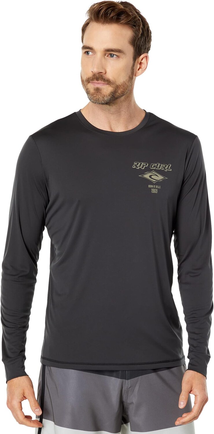 

Плавки Rip Curl Icons Surflite L/S UV Tee, цвет Washed Black