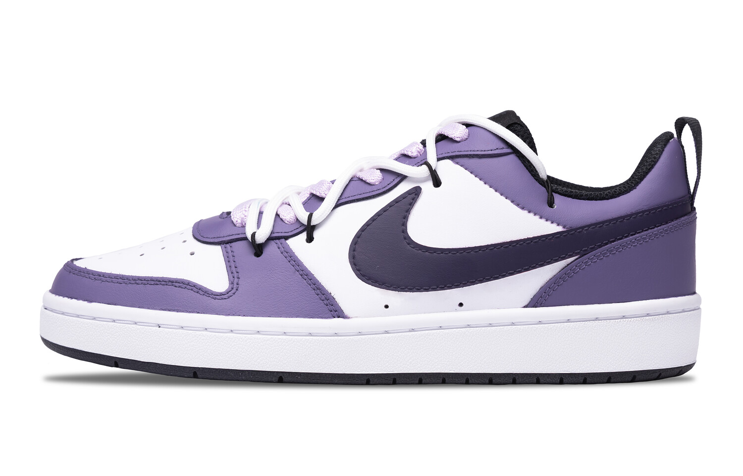 

Кроссовки Nike Court Borough Skateboard Shoes Women's Low-Top White, Фиолетовый, Кроссовки Nike Court Borough Skateboard Shoes Women's Low-Top White