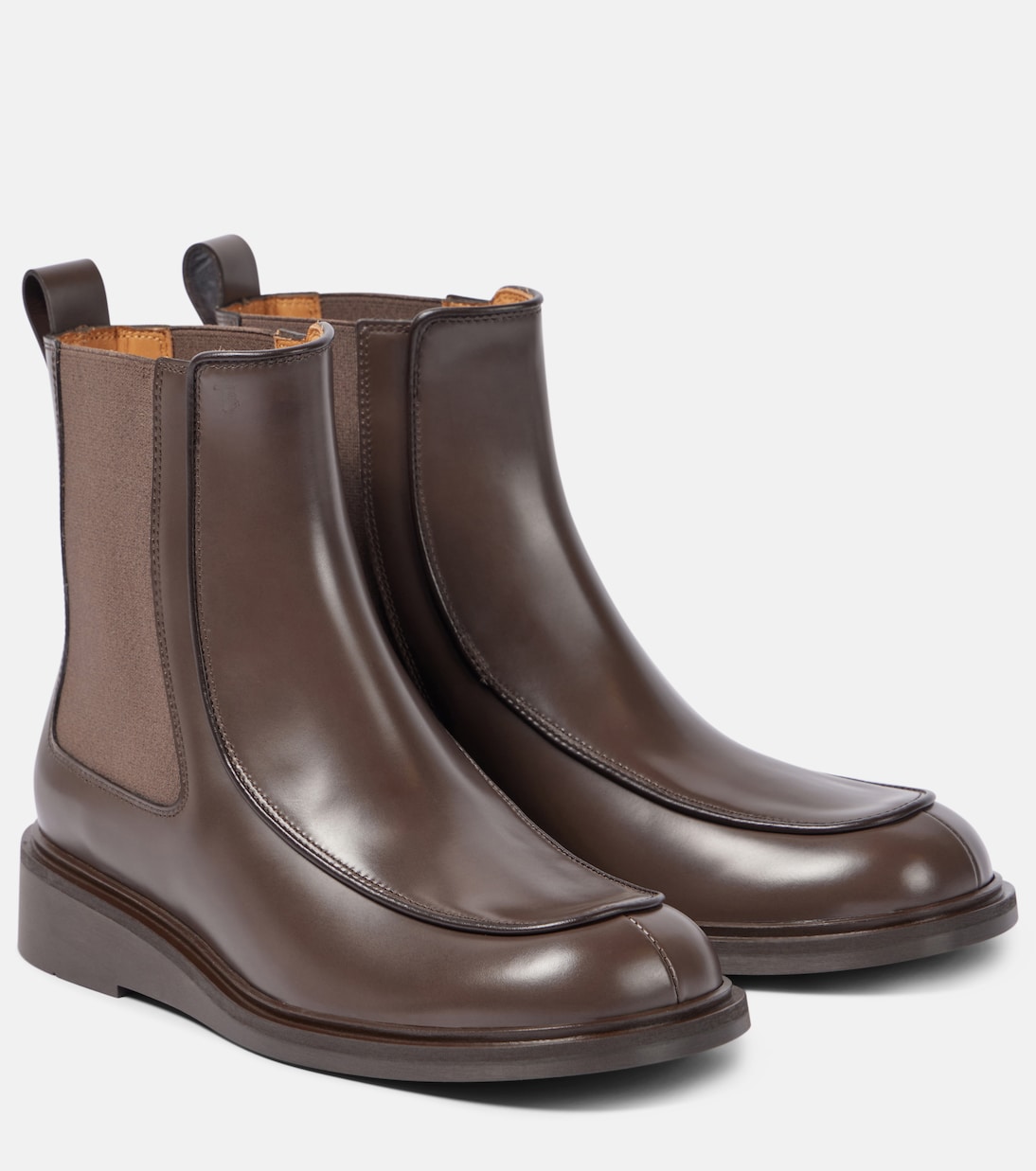 Кожаные ботинки челси Tod's, Caffé + Marrone Africa