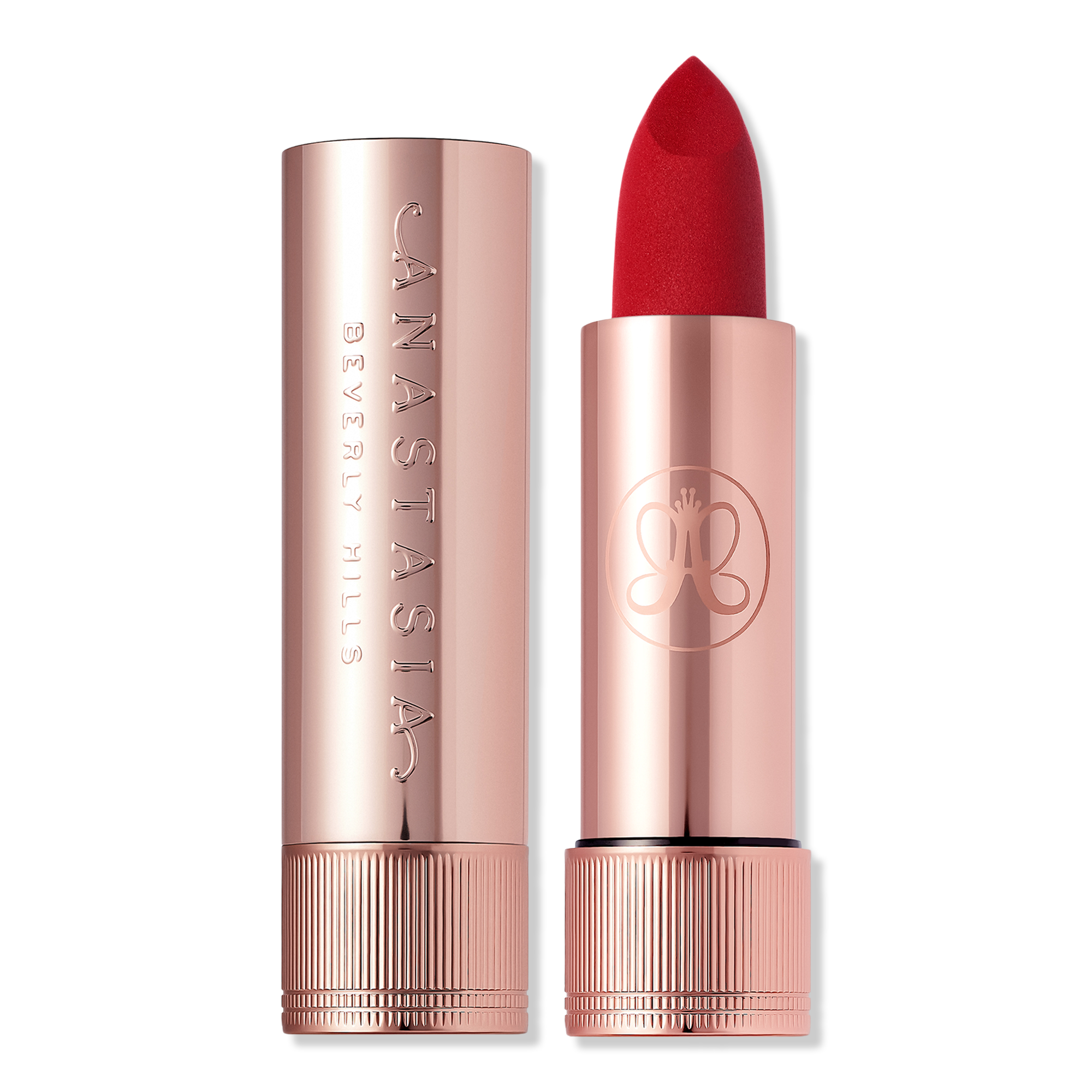 

Матовая и сатиновая бархатная помада с высокой пигментацией Anastasia Beverly Hills, American Doll (matte)