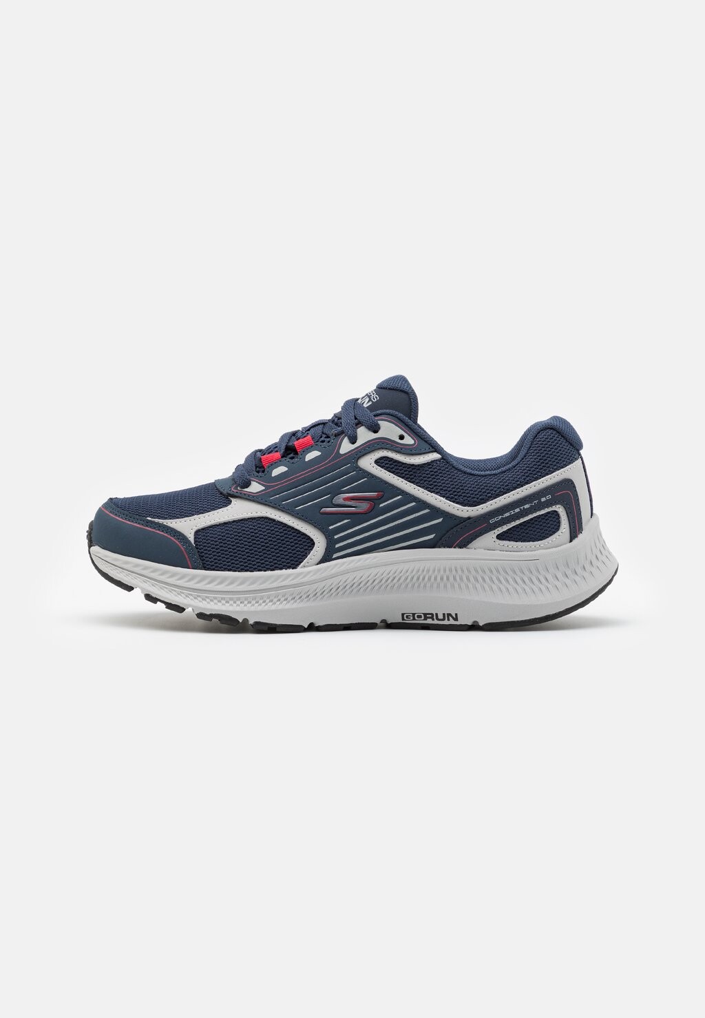 

кроссовки нейтрального цвета Go Run Consistent 2.0 Lace Up Skechers Performance, цвет navy/red, Серый, кроссовки нейтрального цвета Go Run Consistent 2.0 Lace Up Skechers Performance, цвет navy/red