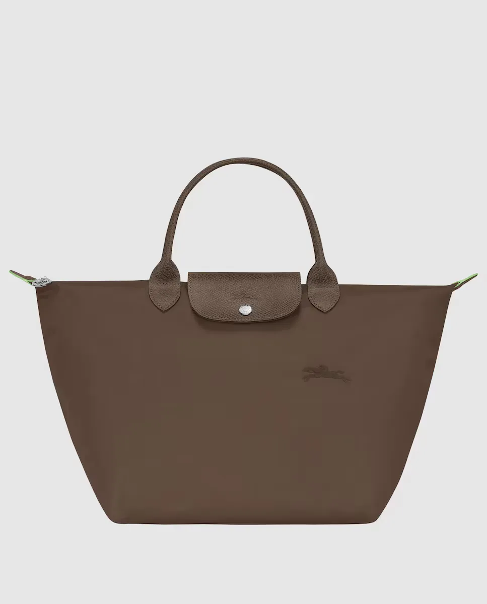 

Le Pliage Зеленая сумочка в размере M Longchamp, темно-коричневый