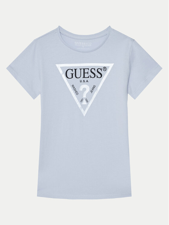 

Футболка стандартного кроя Guess, голубой