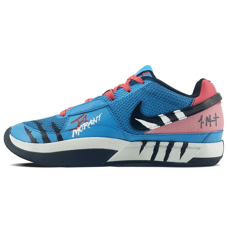 

Баскетбольные кроссовки Ja 1 Basketball Shoes Men Low-top Red Nike, цвет Dodger Blue