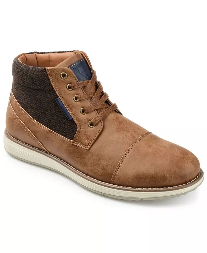 

Мужские ботинки Jones Cap Toe Ankle Boots Vance Co., коричневый/бежевый