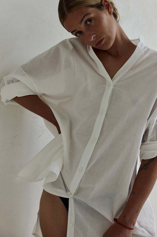 

Хлопковое платье BEACH SHIRT Muuv., бежевый