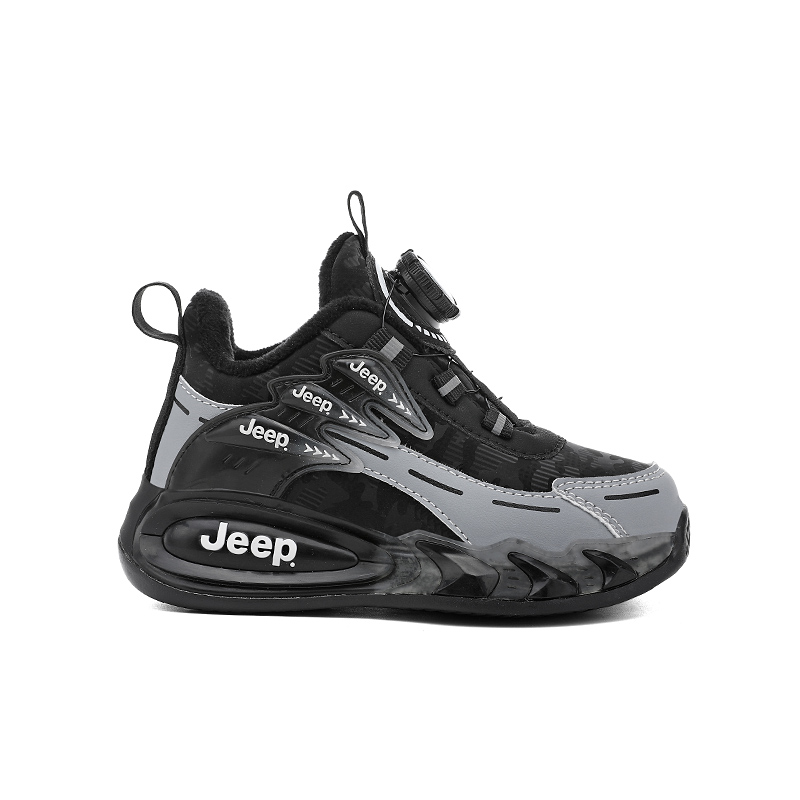 Jeep Кроссовки Mid top Running Shoes черно-серые детские — фото 3