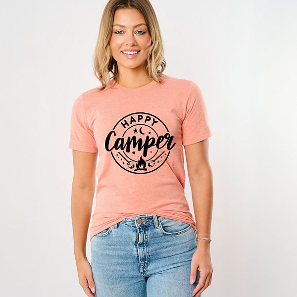 

Футболка Happy Camper с принтом зефирок Simply Sage Market, Sunset, Зеленый, Футболка Happy Camper с принтом зефирок Simply Sage Market, Sunset